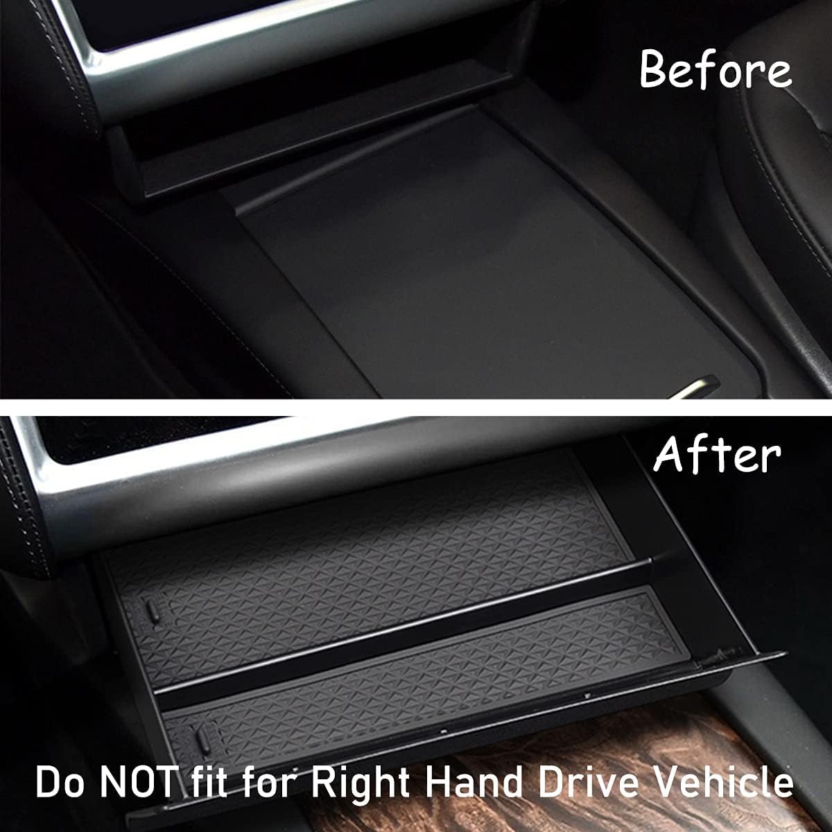 Jaronx JYtoponline Center Console Organizer Drawer for Tesla Model S/Model X (2019-2020) Left Unit - Image 3