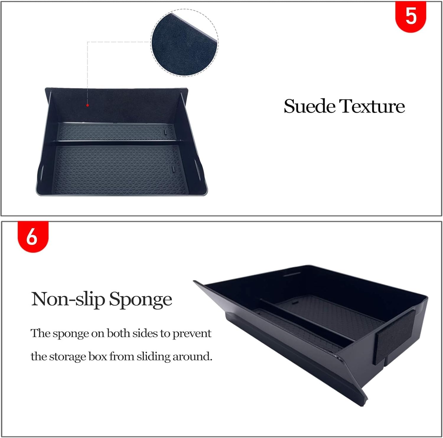 Jaronx JYtoponline Center Console Organizer Drawer for Tesla Model S/Model X (2019-2020) Left Unit - Image 6