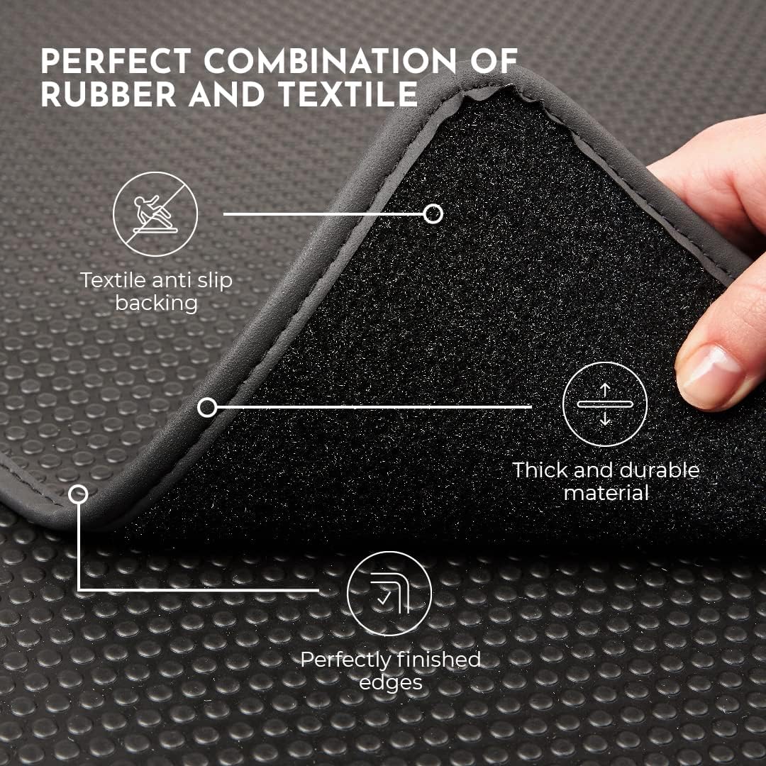 Duogrip Rubber Car Mats Suitable for BYD Seal U 2024-2026 Version: Electric - Image 5