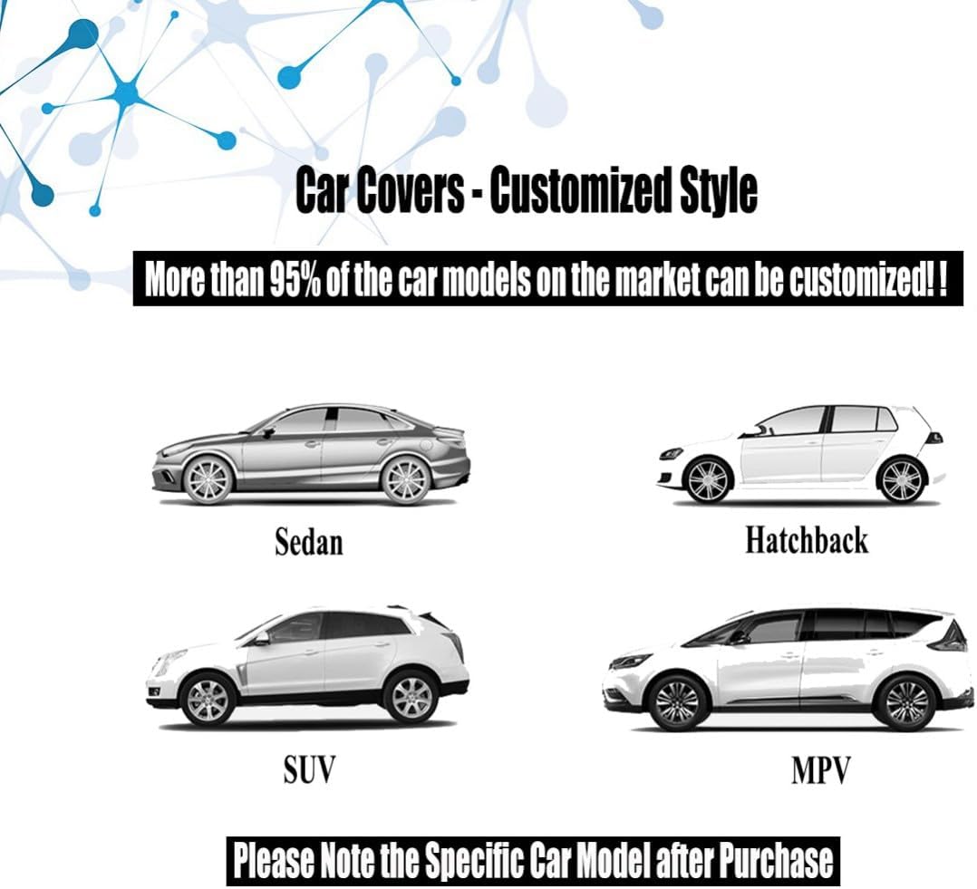 Car Cover for BYD Seal U DM-i 2023 2024 2025, Waterproof Tarpaulin with Door Zip, Oxford Fabric for Outdoor, All Weather Protection - Image 7