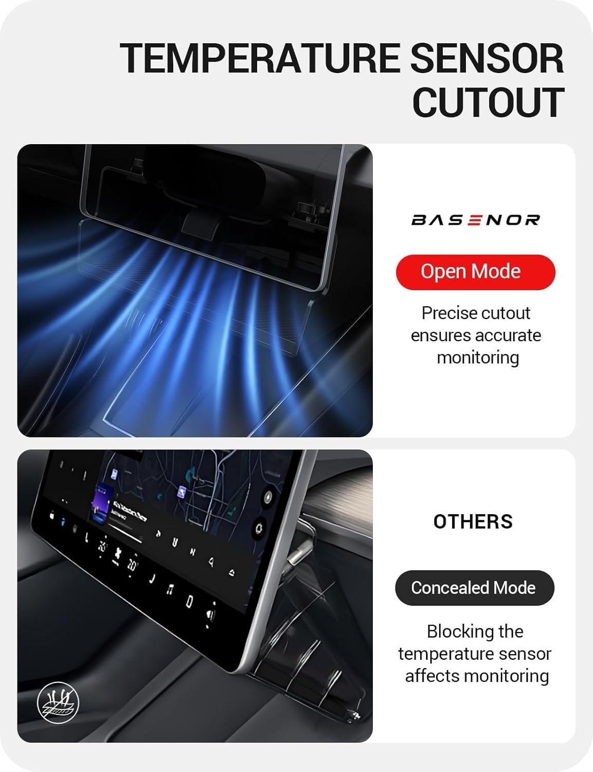 BASENOR 2025 Tesla Model 3 Center Console Organizer Under Screen Storage Tray Tesla Interior Accessories for 2024 Model 3 Hignland - Image 6