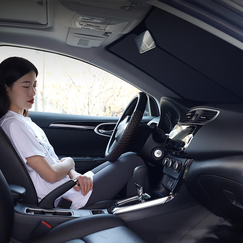 Front Car Sun Shade for BYD Seal U DM-i 2023 2024 2025, Car Sun Shield Windshield Sun Shade Foldable UV Protection Accessories - Image 3