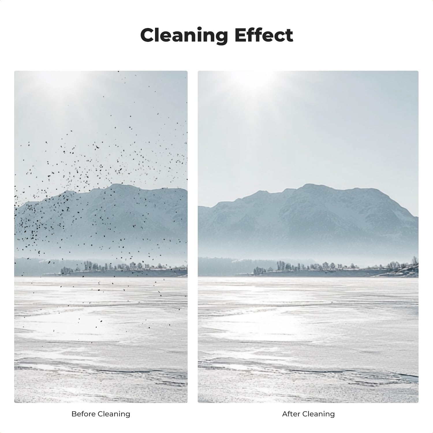 K&F CONCEPT 4 in 1 Camera Cleaning Kit, Cleaning Kit with Blower+2 PCS Microfiber Cleaning Cloth Vacuum Packaging+Cleaning Pen with Brush/Carbon Head for All DSLR and Lenses - Image 9