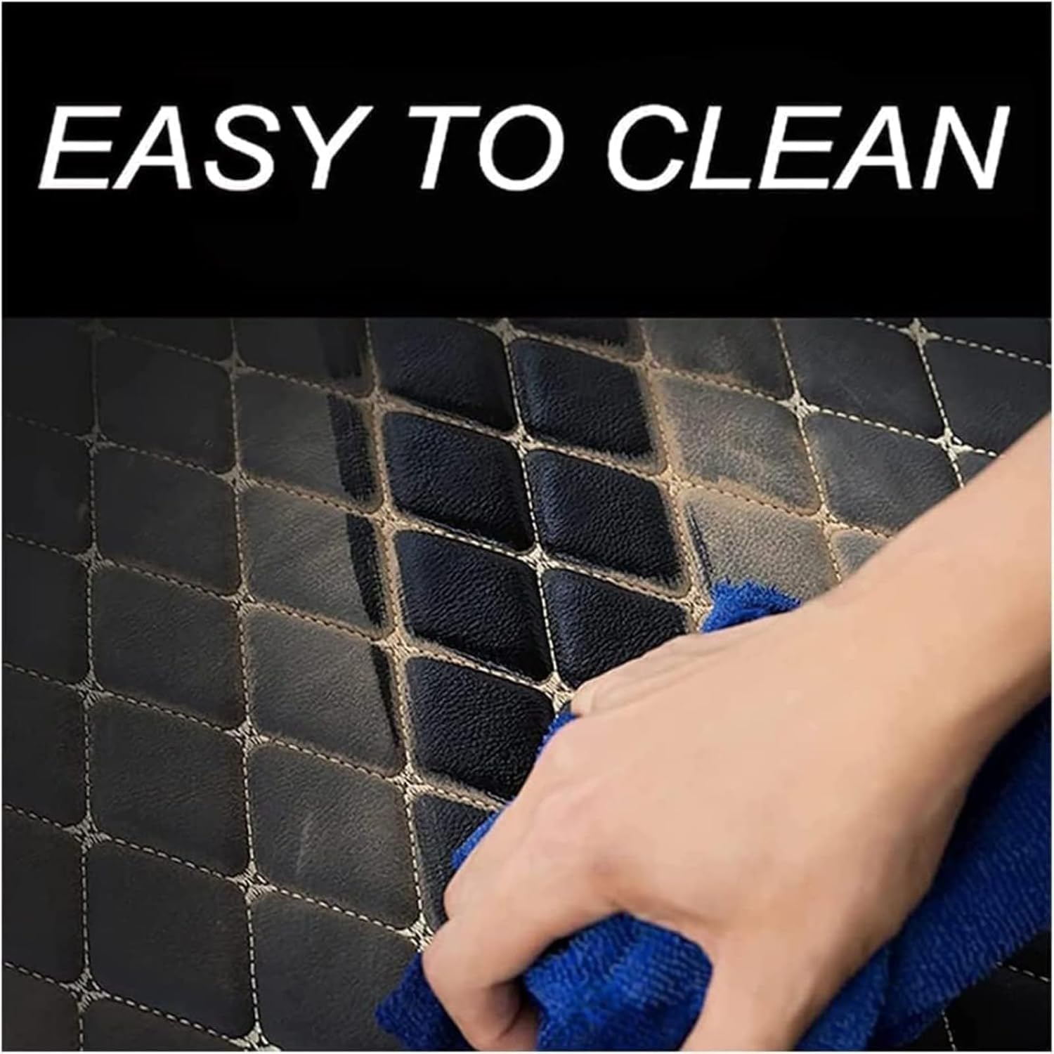 Car Boot Mat for BYD Seal U DM-i 2024 2025 (Right Audio) Leather Non-Slip Carpet Boot Liner Protection - Image 6