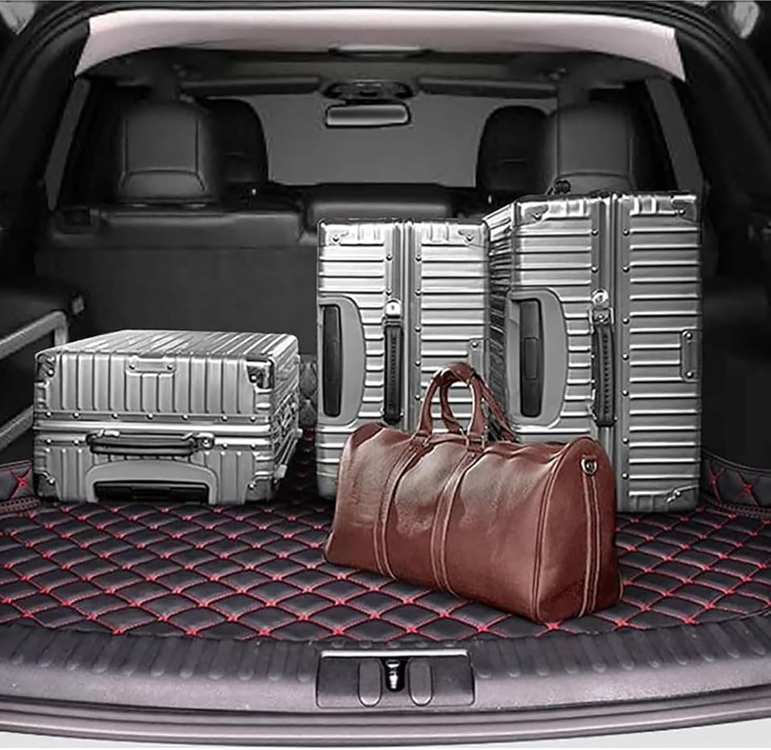 Car Boot Mat for BYD Seal U DM-i 2024 2025 (Right Audio) Leather Non-Slip Carpet Boot Liner Protection - Image 8