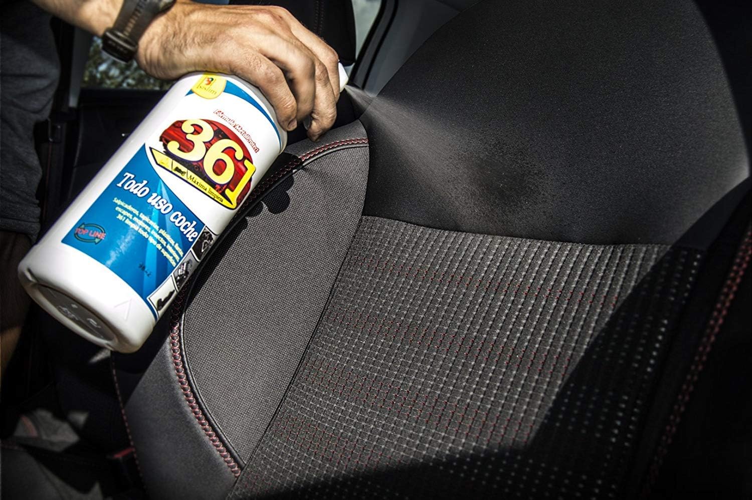 Sisbrill 361 All Use Car – Seat Cleaner, Upholstery, Dashboard, Leather, Mosquitoes - Interior and Exterior of the Car - 750 ml - Image 7