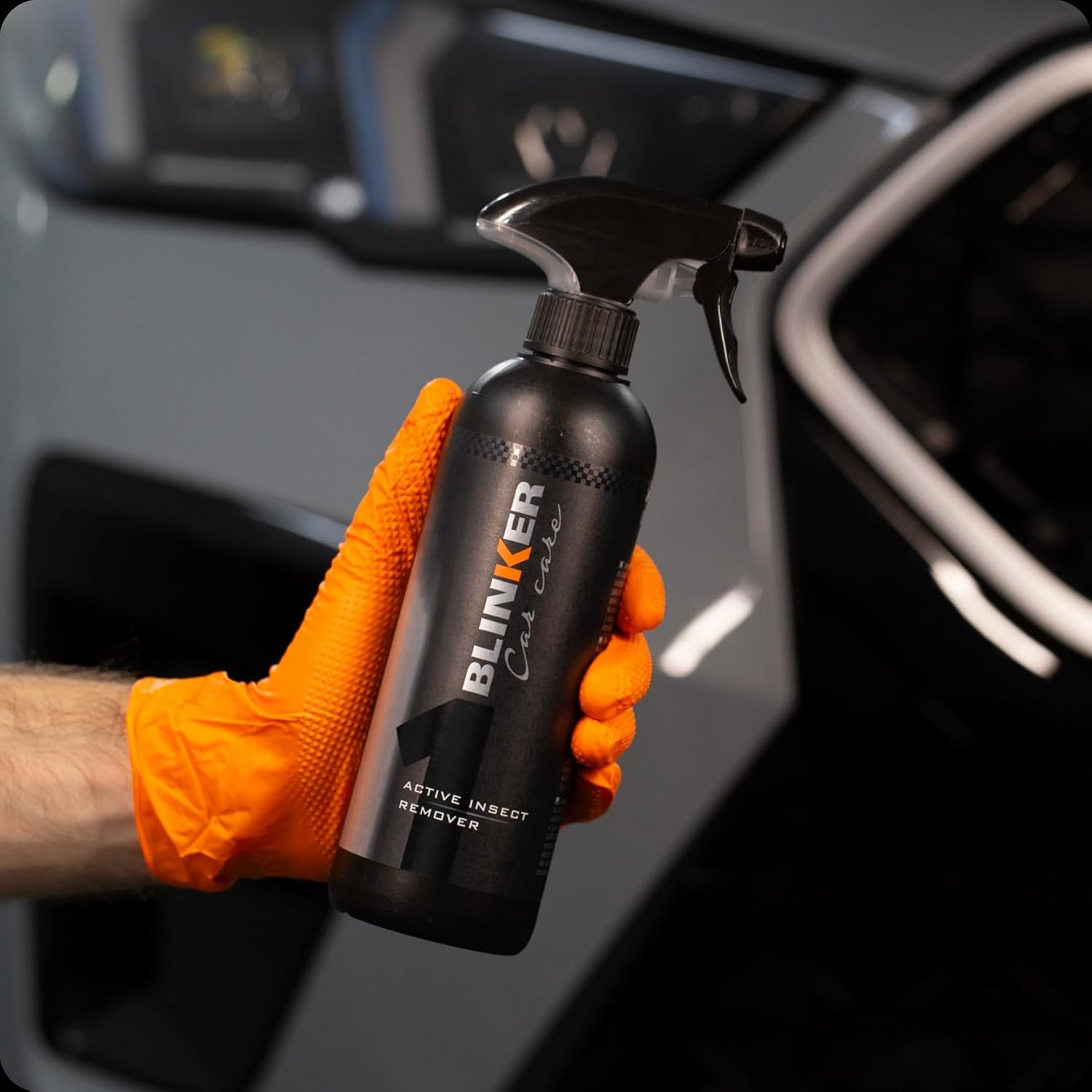 Blinker - Car Cleaning Kit Pro - 10Pcs - Care products for interior and exterior vehicle cleaning and cleaning - Includes rim cleaner, shampoo, interior polish, tire renewer - Image 7