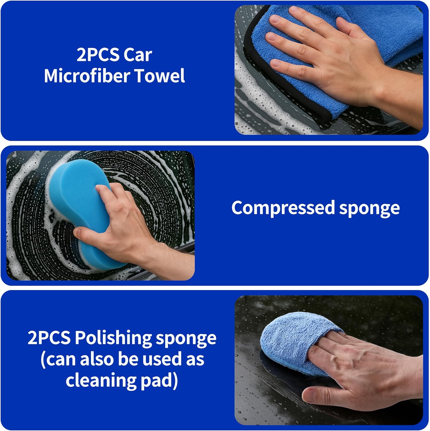 30 Pieces Car Cleaning Kit, Car Cleaning Brush, Car Cleaning Kit, Detailing Car, Cleaning Kit for Interior and Exterior - Image 4