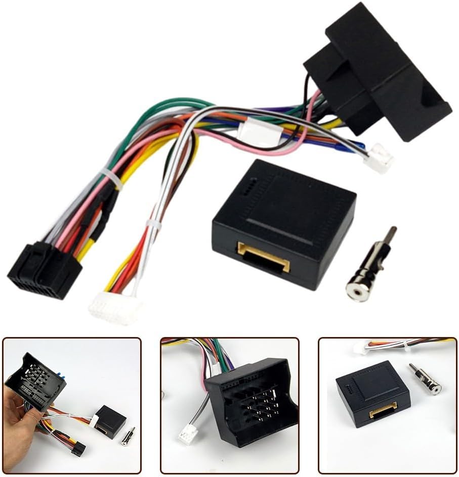 CAN Bus - Arnés de cableado de 16 pines para radio Ford, adaptador de cable decodificador 16P, compatible con C Max Fiesta Focus II Fusion Kuga S Max Transit 2003 a 2016 - Image 4