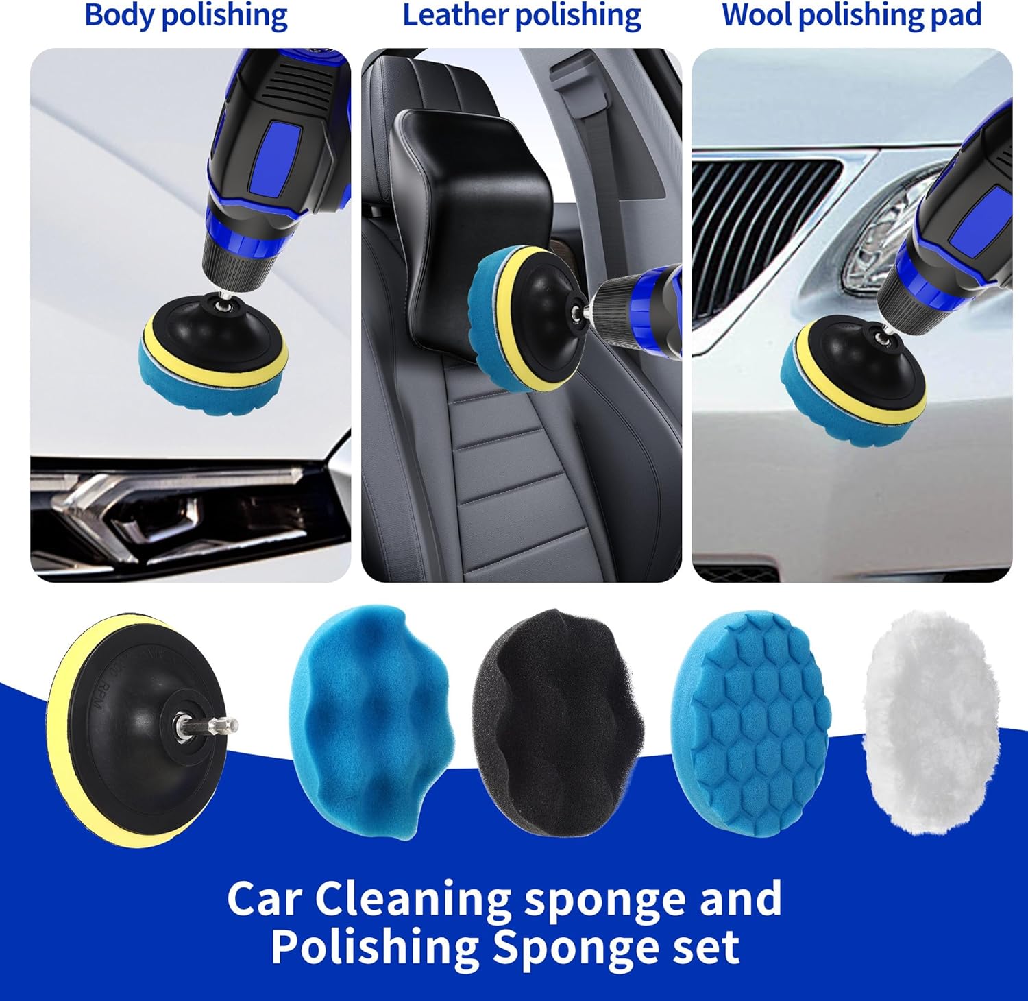 30 Pieces Car Cleaning Kit, Car Cleaning Brush, Car Cleaning Kit, Detailing Car, Cleaning Kit for Interior and Exterior - Image 6
