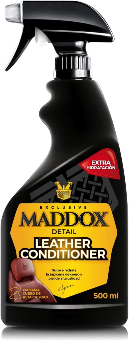 Maddox Detail - Car Leather Cleaning Kit | Car Leather Cleaner, Leather Repair Cream, Upholstery and Seat Cleaner | Renew and Protect Treatment | Leather Care Kit 2x500ml - Image 4