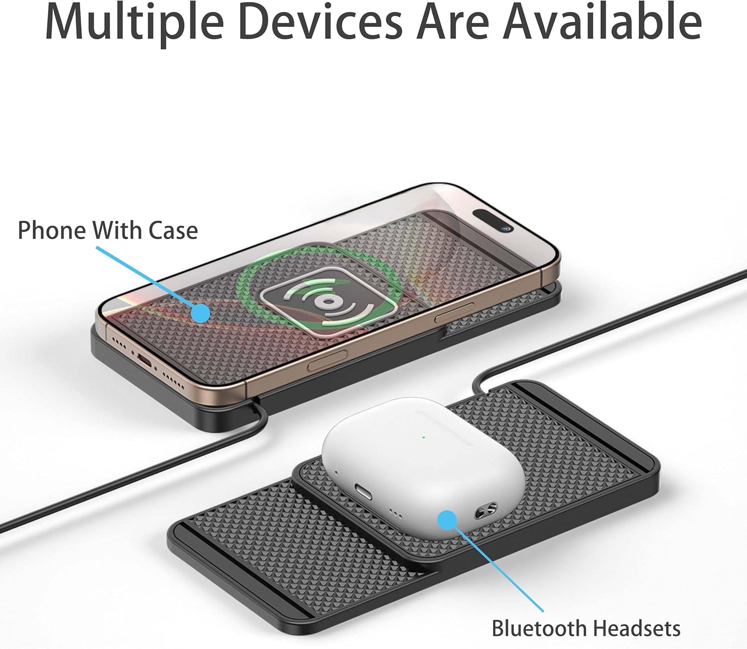 Cargador Inalámbrico Coche para BYD Yuan/Yuan Plus/Yuan Up, Cargador Inalámbrico para Coche Panel Antideslizante, Inalámbrica para Coche,1M-Type C - Image 6