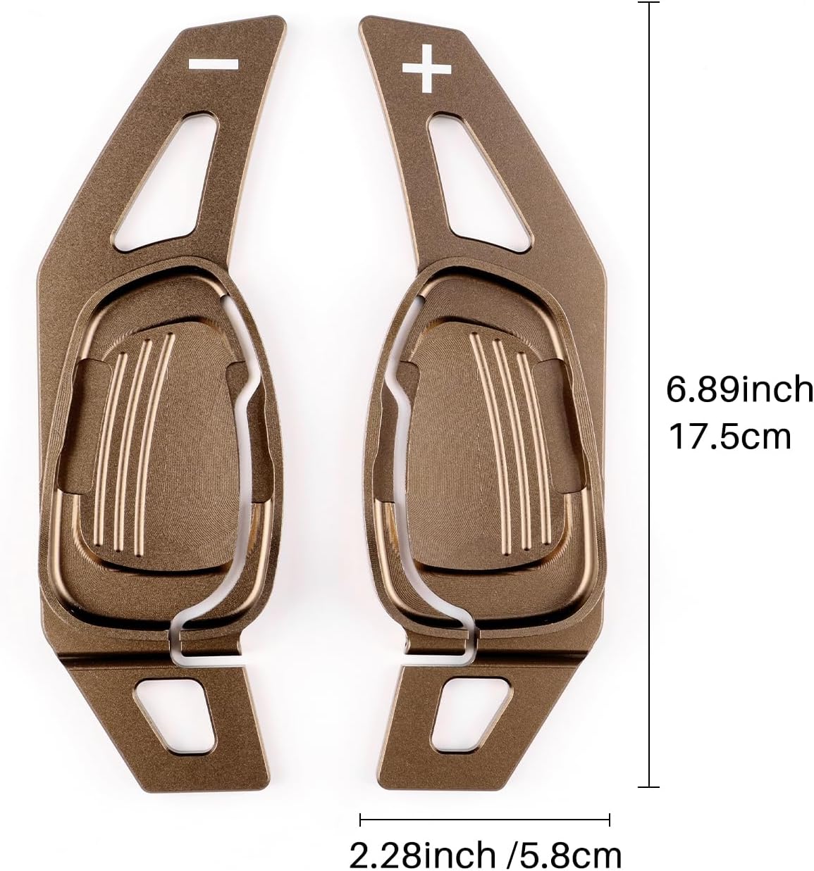 KUNGKIC Car Shifter Cams for Seat Cupra Leon Ateca Formentor 2021 2022 2023 2024 2025 Aluminum Shift Paddles Extension Paddles Extension Paddles Steering Wheel 2 Pieces - Image 3