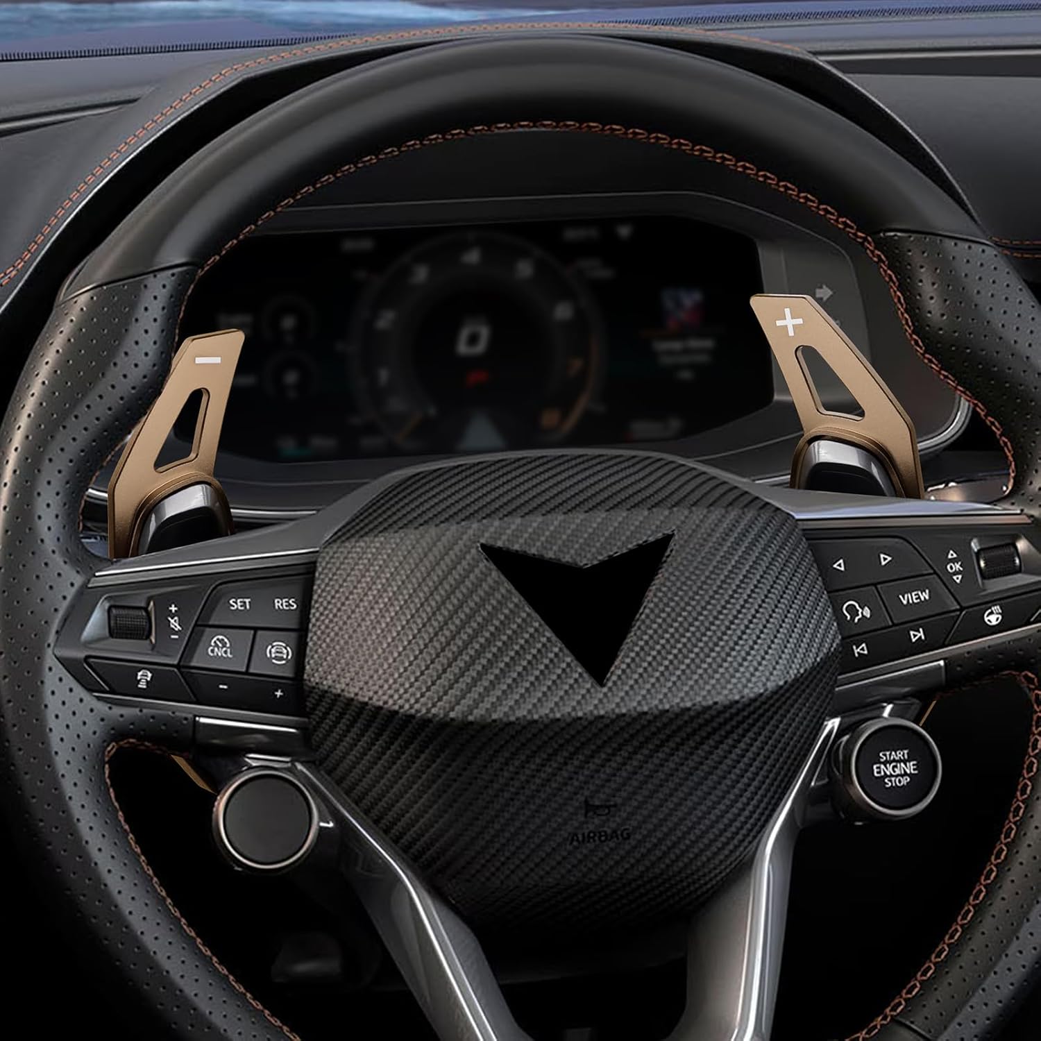 KUNGKIC Car Shifter Cams for Seat Cupra Leon Ateca Formentor 2021 2022 2023 2024 2025 Aluminum Shift Paddles Extension Paddles Extension Paddles Steering Wheel 2 Pieces - Image 8