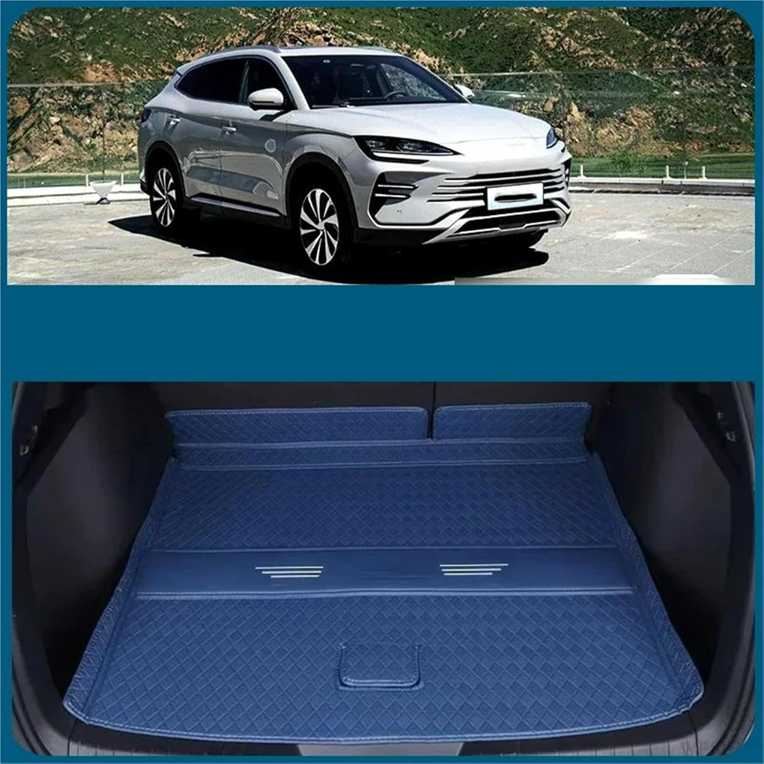 BYD Boot Protector Mat for Seal U EV 2025 for SongPlus DMI Car Boot Mat Waterproof Bottom Protective Tray, Interior Accessories (Black) - Image 3