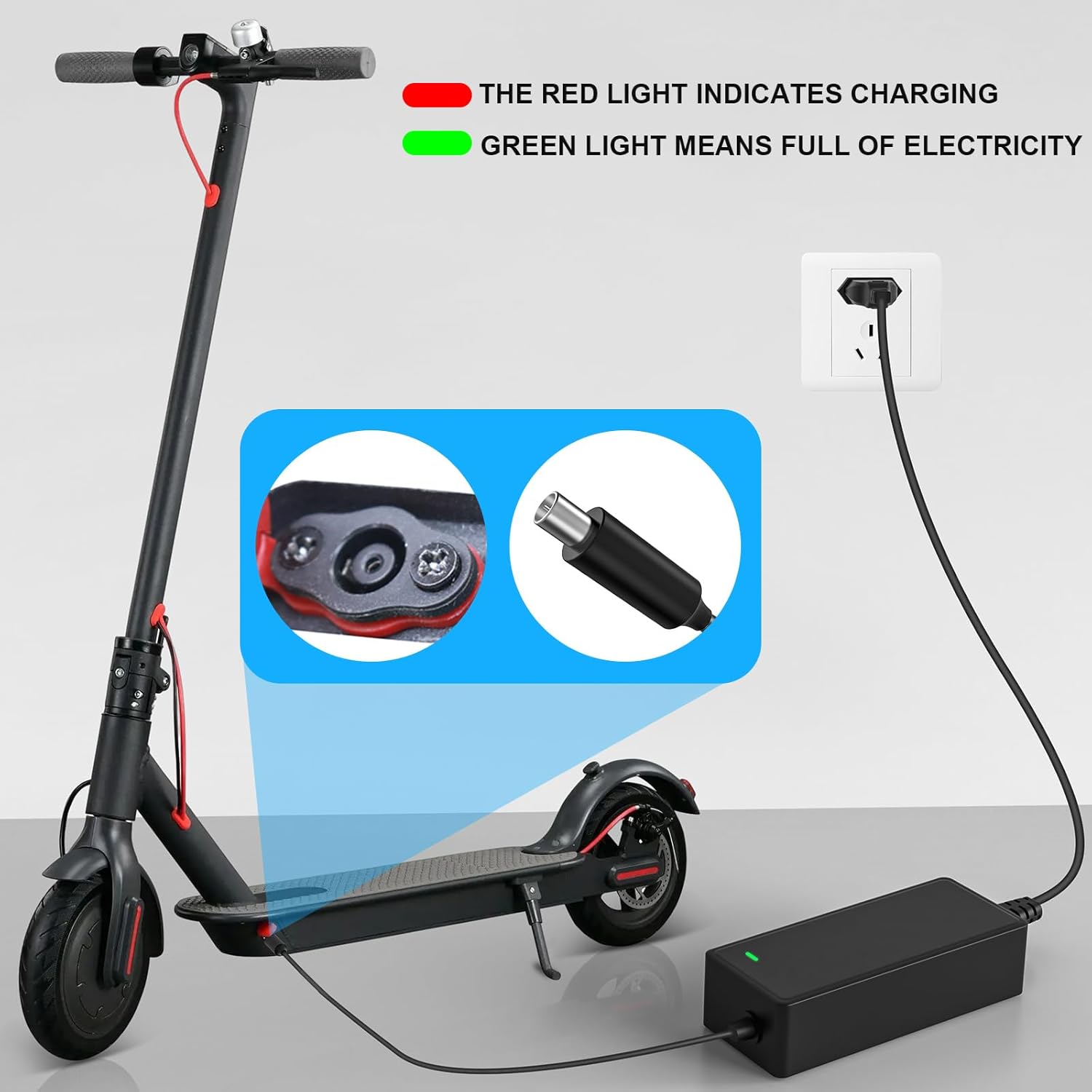 Xiaomi Scooter Charger, 42V 2A Charger for Xiaomi M365, Pro, Pro 2, Mi 3, Mi 4, 5 Elite,1s, for Ninebot F40 F30 F20 ES1 ES2 ES4 ES3 E22E Scooters, 36V Battery Chargers - Image 5