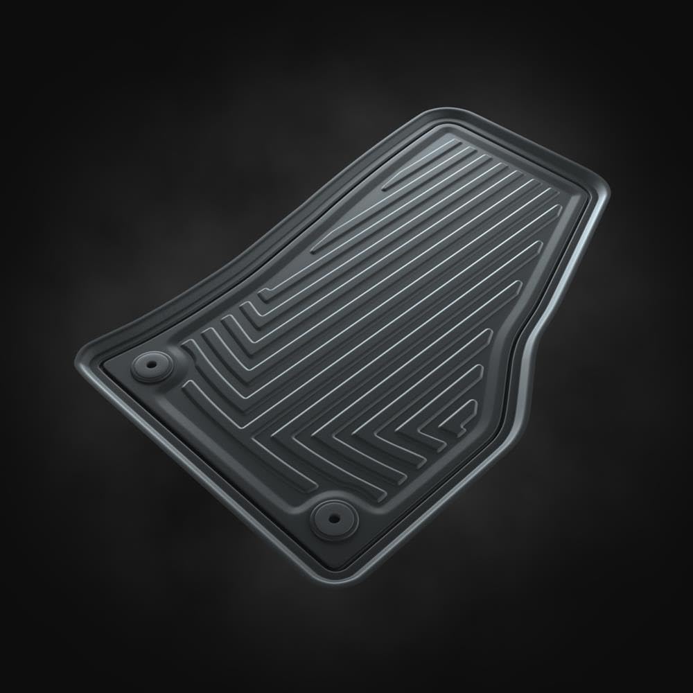 Mossa Rubber Floor Mats Suitable for Cupra Leon Hatchback, Sportstourer (2020- ) - Black - Car Mats 3 - Image 8