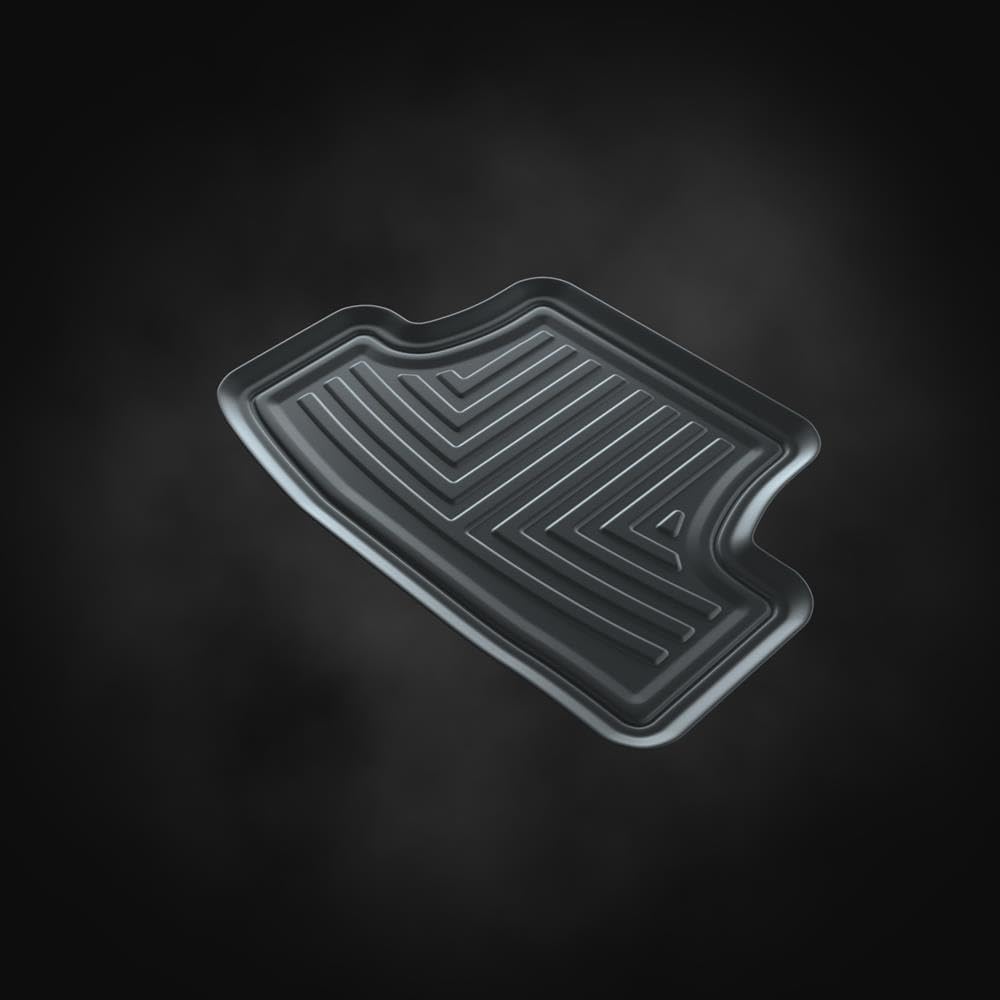 Mossa Rubber Floor Mats Suitable for Cupra Leon Hatchback, Sportstourer (2020- ) - Black - Car Mats 3 - Image 9