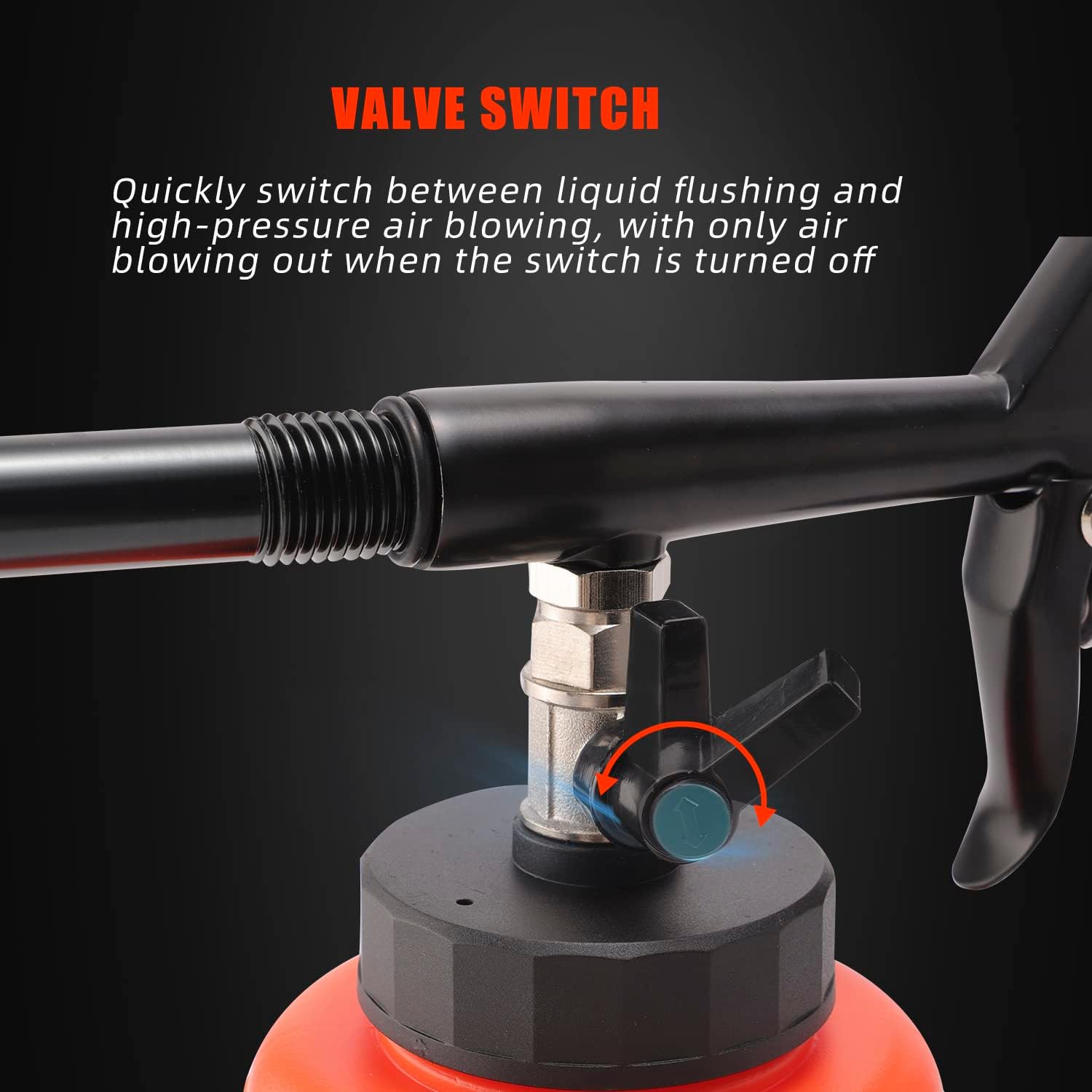 SPTA High Pressure Car Wash Cleaning Gun, Cleaning Gun, Car Interior Cleaning Kit, Seat Cleaning Spray Gun with Metal Trimmer - Image 5