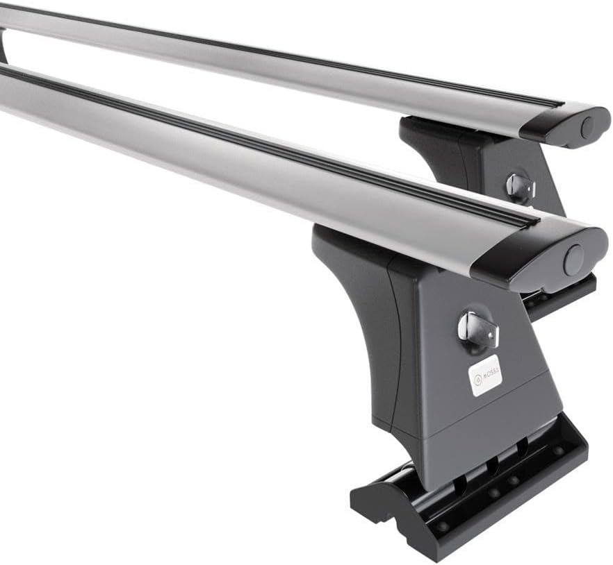 Mossa Roof Rack suitable for Hyundai i20 Hatchback (2015-2020) - Car Roof Bars - Aluminium Silver - Mounting Points 2 - Image 5
