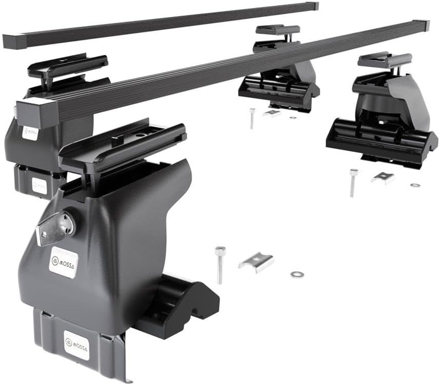 Mossa Roof Rack Suitable for Hyundai i20 Hatchback (2009-2015) - Car Roof Bars - Black Steel - without Mounting Points - Image 3