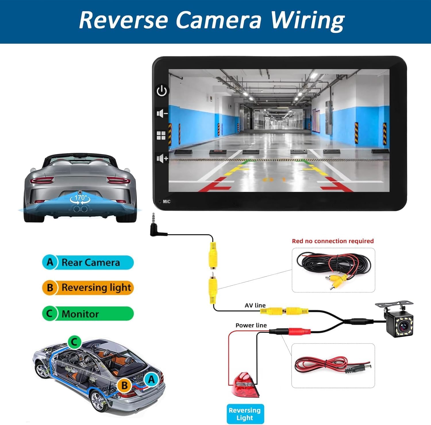 Car Screen with CarPlay and Android Auto Wireless - 7 Inch Carplay Screen with Mirror Link - Portable Car Radio with Voice Assistance/FM/AUX/Rear Camera - Image 7