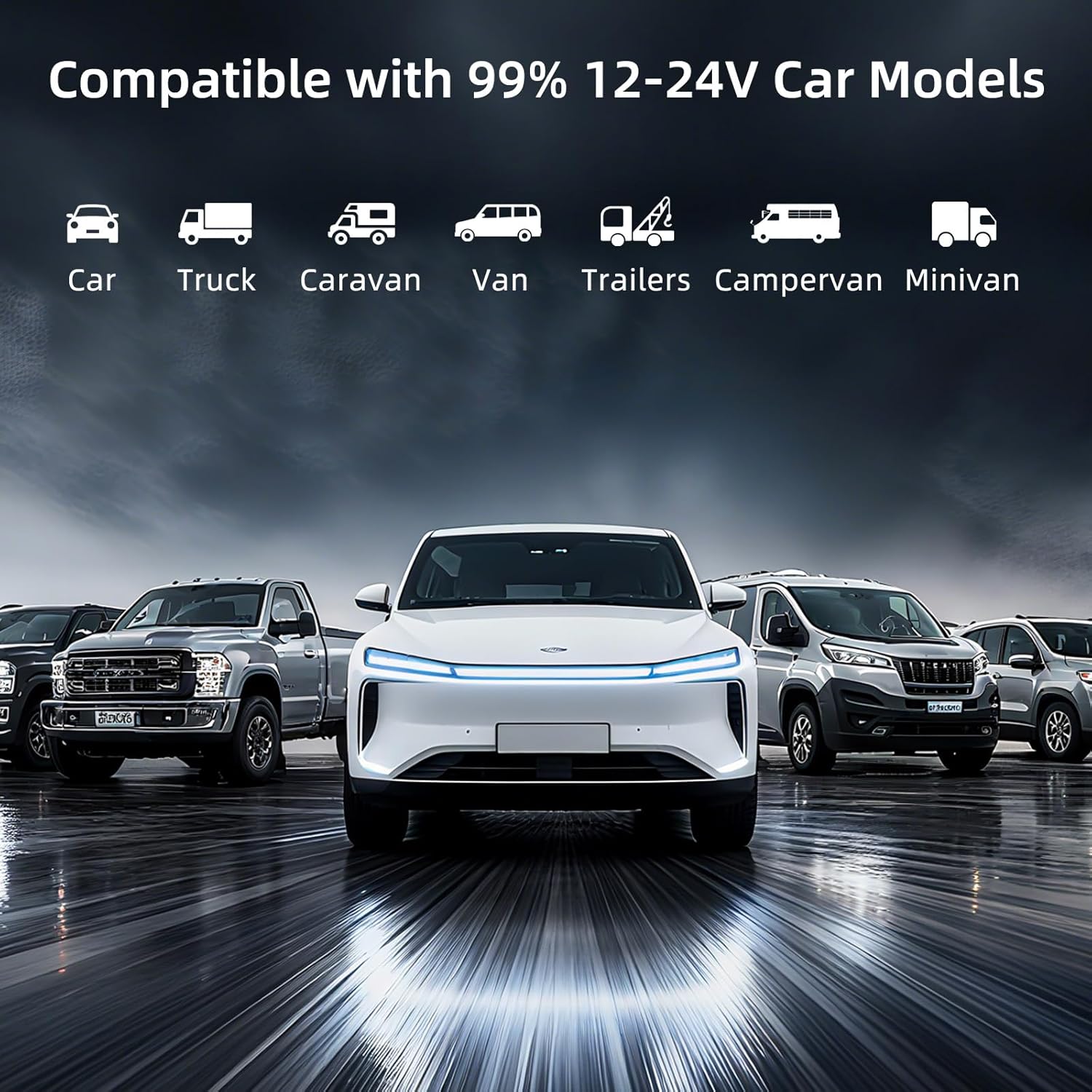 Car Screen, 7" Car Carplay Screen for A-pple and Android with HD Touch Screen, Wireless, GPS Navigation, Bluetooth, Hands-Free Voice Control, Mirror Link, AUX, FM, Siri & G-oogle - Image 7