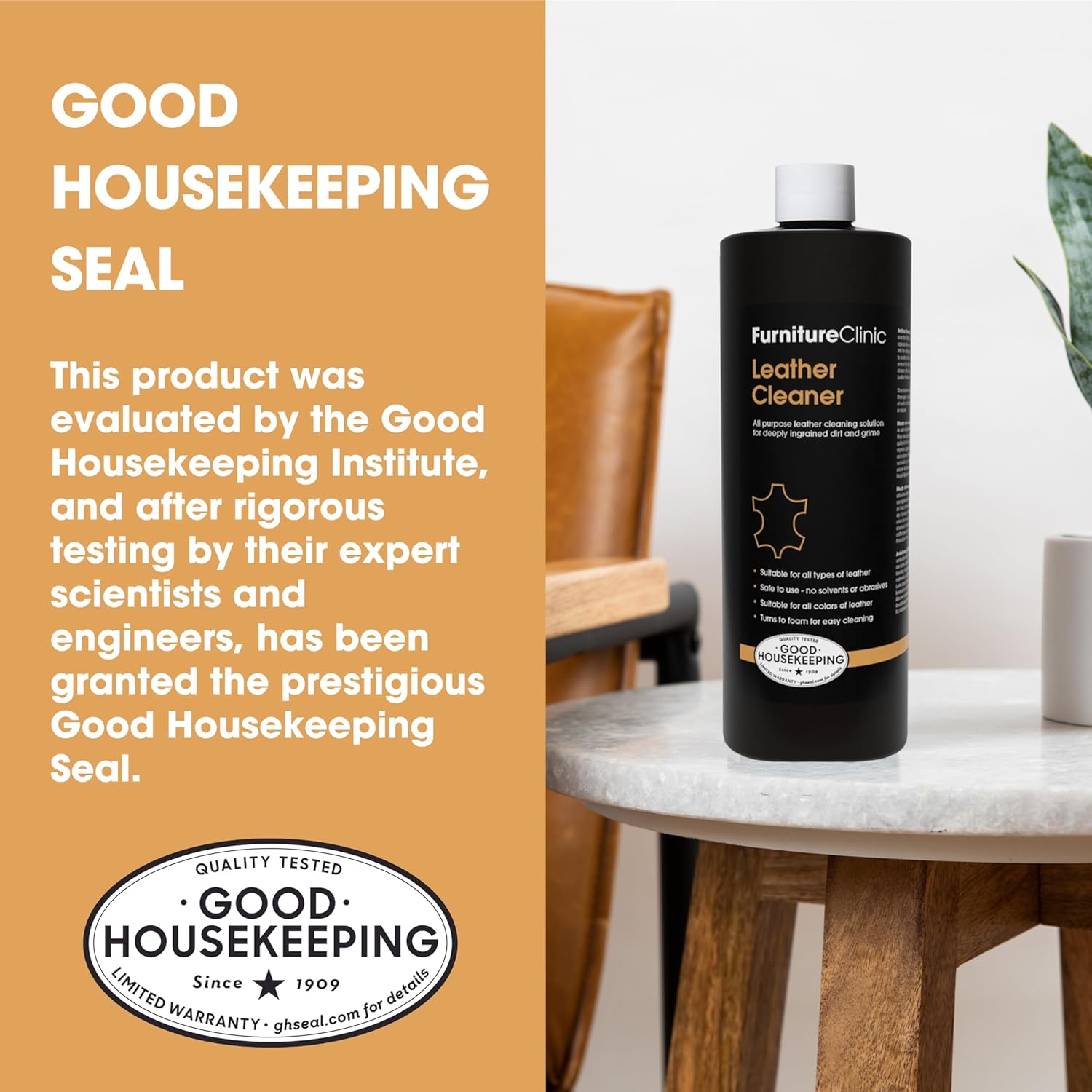 Furniture Clinic Leather Ultra Clean Multi-Purpose Leather Cleaner - Leather Cleaner for Sofas - Leather Cleaner for Car Interior - Deep Cleans Leather - 250ml - Image 6