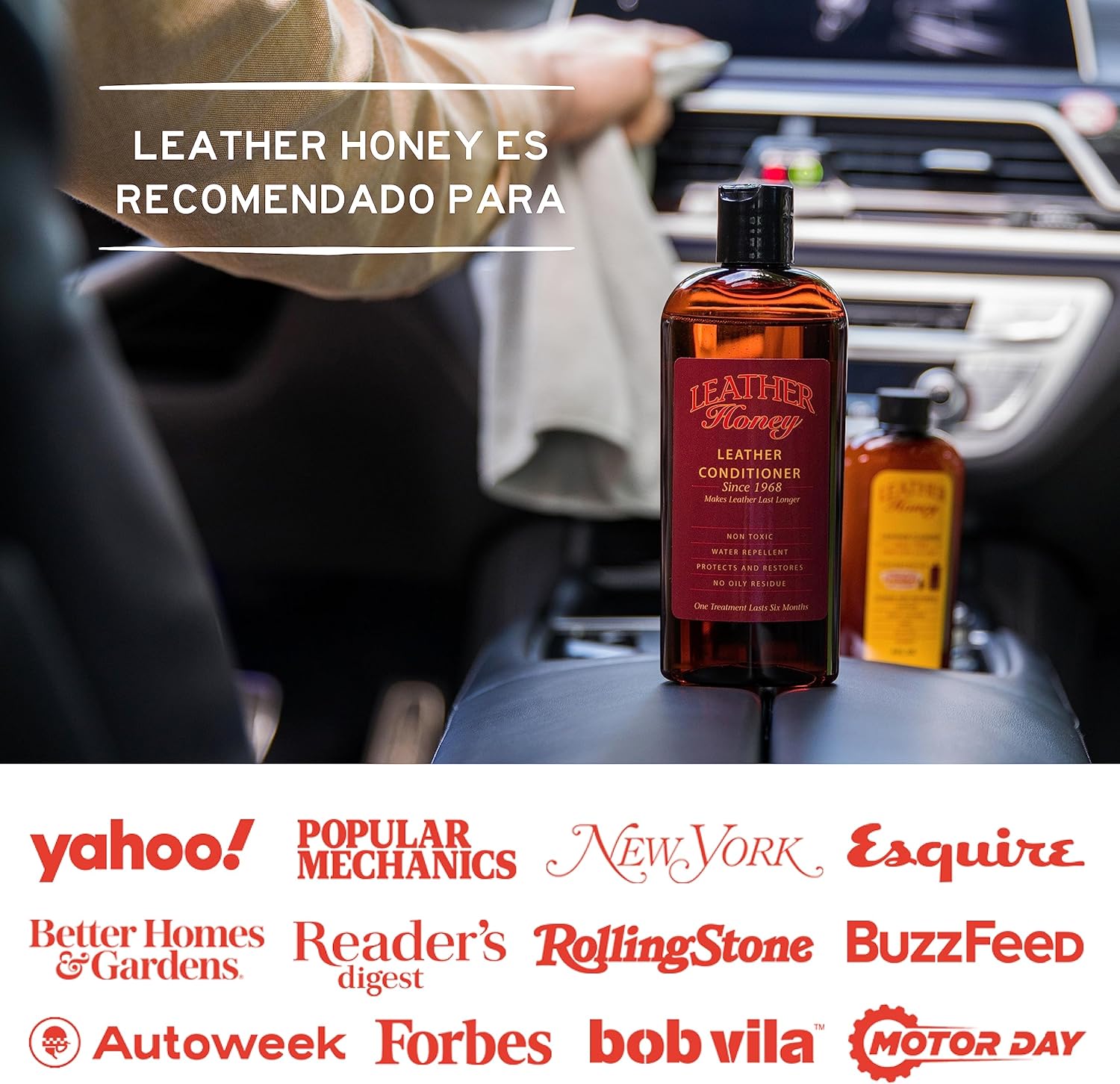 Leather Honey Leather Conditioner - Premium Conditioner Since 1968 for Leather Clothes, Furniture, Car Interiors, Shoes, Bags and Accessories, Toxic-Free - Image 7