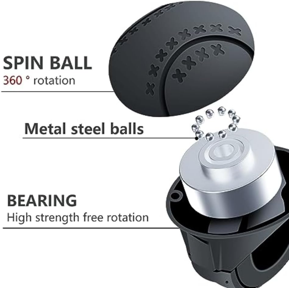 Steering Wheel Knob Car Steering Wheel Ball for Tesla Model S/3/X/Y Removable Steering Wheel Knob, Vehicle Steering Wheel Knob 360°, Steering Wheel Knob - Image 4