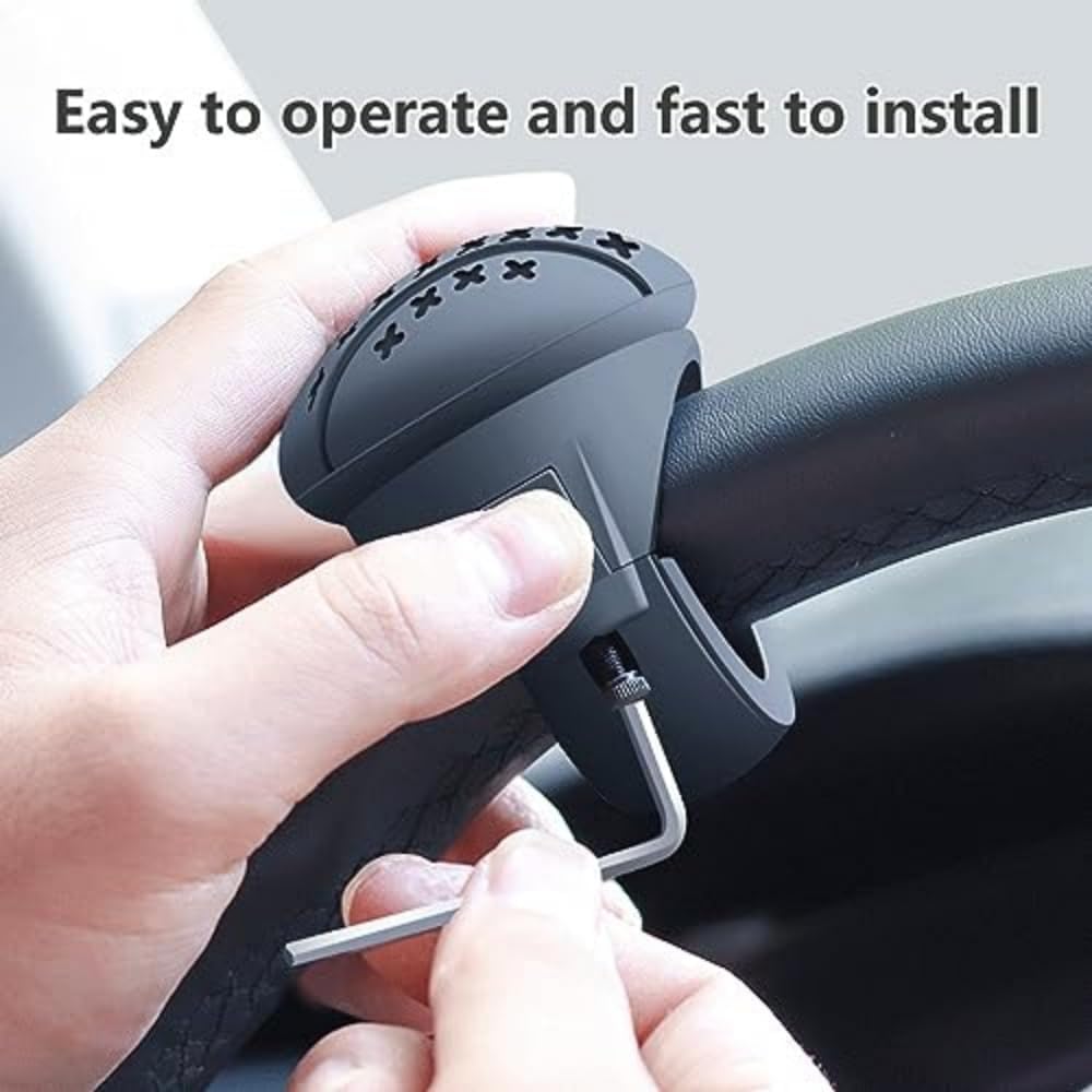 Steering Wheel Knob Car Steering Wheel Ball for Tesla Model S/3/X/Y Removable Steering Wheel Knob, Vehicle Steering Wheel Knob 360°, Steering Wheel Knob - Image 7