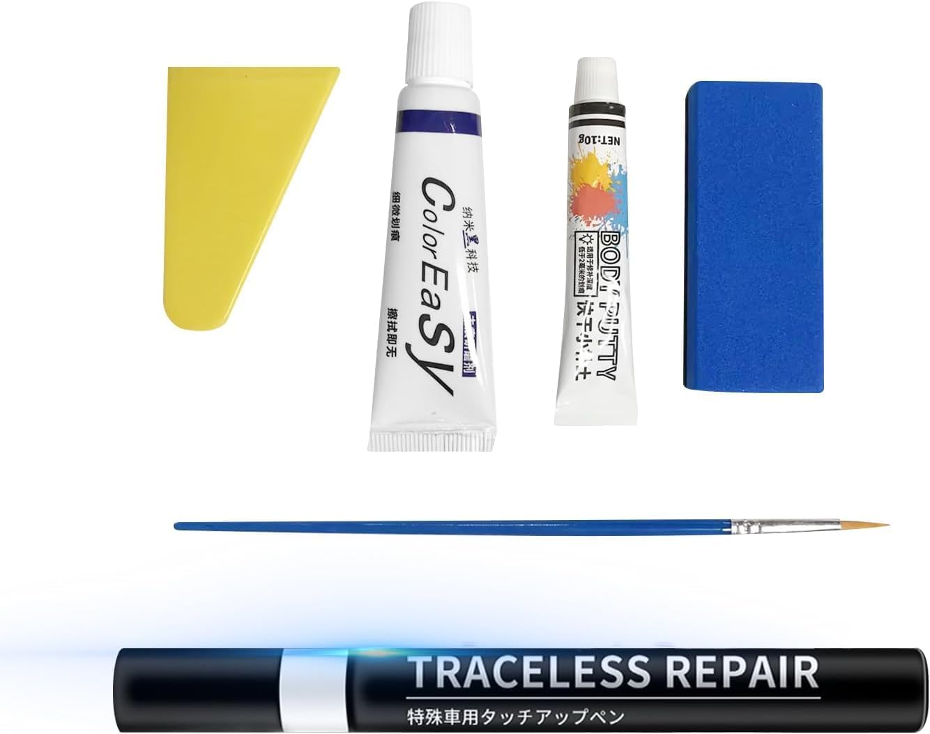 Touch Up Paint for Tesla Model 3 Highland Scratch Repair Kit, Pen Tip and Brush 2 in 1 Scratch Repair Pen Car Repair Pen (Pearl White) - Image 8