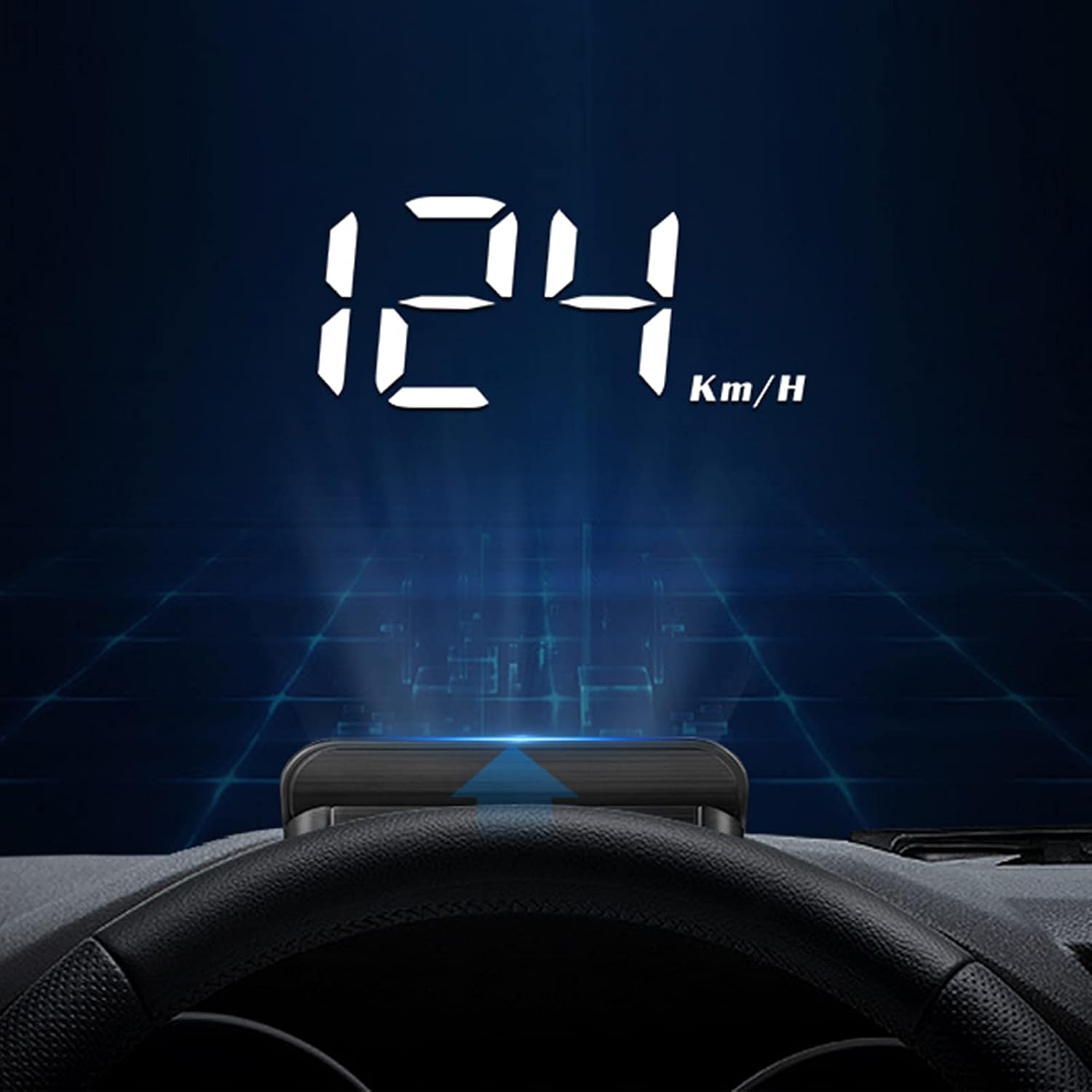 HUD Head Up OBD2 Display Multi-Function Car Windshield HUD Indicator with Clear High Definition Display - Image 3