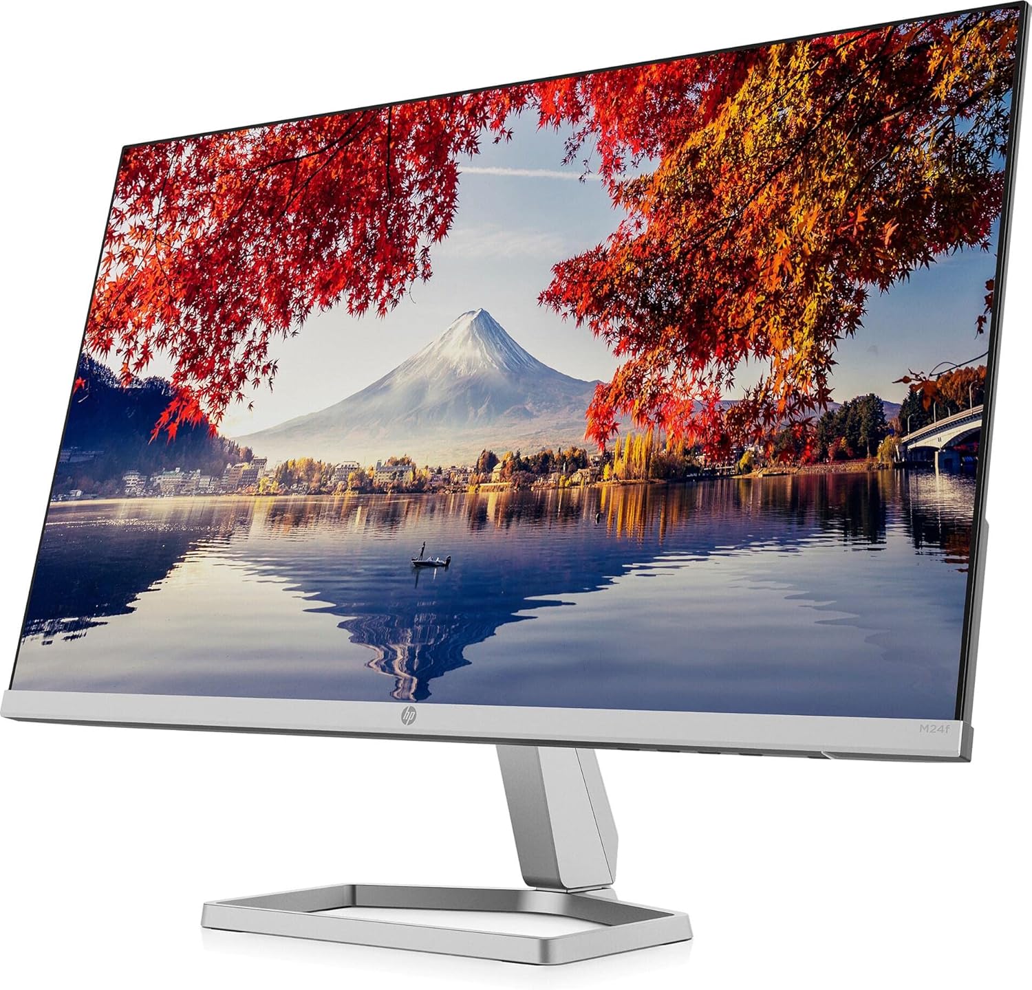 HP M24f – 24" Full HD Monitor (1920 x 1080, 75Hz, 5ms, IPS LED, 16:9, AMD FreeSync, HDMI, VGA, Anti-Glare, Eye Ease, Adjustable Tilt, Cable Ground) Black - Image 4