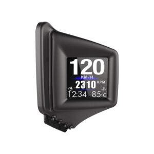 HUD digital KAOLALI para coche OBD2 y GPS, Head Up Display, muestra velocidad, temperatura del agua y 8 pantallas de visualización