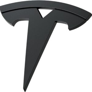 Pegatinas Spigen para emblema delantero Tesla Model 3 Highland 2024, material PC resistente a arañazos, diseñadas para accesorios Tesla Model 3, negro