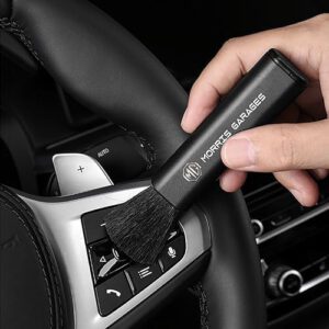 2 cepillos de limpieza para MG GT I 2014-2019, brocha suave para salida de aire y detailing, herramienta para quitar polvo
