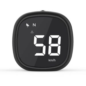 Velocímetro GPS MRCARTOOL M30 para coche, HUD LCD de 2,5″, KMH/MPH, alarma de fatiga, alarma de exceso de velocidad, brújula, para vehículos DC 5V-24V