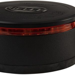 Luz LED de advertencia HELLA 2XD 455 255-021, intermitente K-LED Rebelution, 24/12 V, amarillo, montaje exterior con imán, cable 600 mm, conector DIN ISO 4165