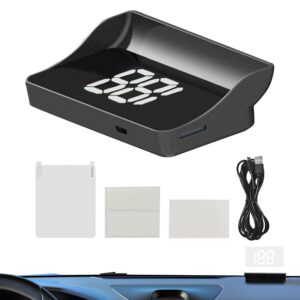 Pantalla digital de velocidad para coche, HUD para parabrisas, navegación en autopista, ciudad y tráfico, para conductores entusiastas y gestores de flotas