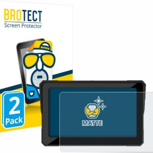 Protector de pantalla BROTECT antirreflejos para Carpuride W702/W702B/W702H/W712D/W702BS de 7″, película mate antihuellas, 2 unidades
