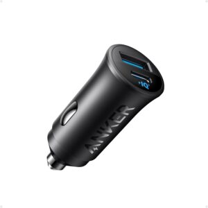 Cargador de coche Anker USB C 30 W, adaptador de coche de 2 puertos Type-C con PowerIQ 3.0, para iPhone 17/16/15/14/13/12, Samsung Galaxy S23/S22/S21, iPad