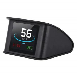 HUD KSTE P10 para coche, Head Up Display OBD2, advertencia de velocidad, RPM, consumo de combustible, proyector, velocímetro y termómetro de agua
