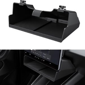 Organizador BASENOR 2025 para consola central Tesla Model 3, bandeja bajo pantalla, accesorios interiores para Model 3 Highland 2024