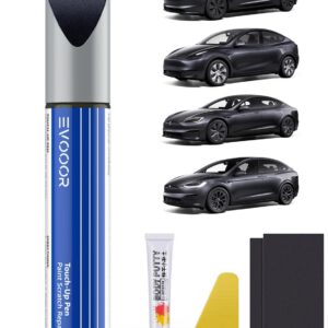 Kit de pintura de retoque Tesla Stealth Grey PN01, color exacto para Model 3/Y/S/X