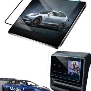 Protector de pantalla para Tesla Model 3 2024 2025, vidrio templado 9H para Model 3 Highland, protector de navegación 15,4″+8″, antirrayaduras resistente