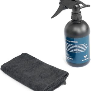Kit de limpieza CUPRA para pintura mate, spray y paño de microfibra, para superficies interiores no porosas, elimina suciedad, aceite, grasa e insectos
