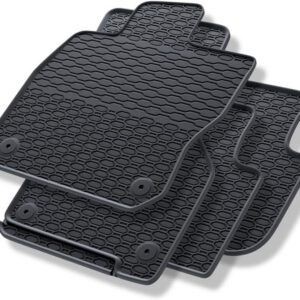 Alfombrillas de goma Mossa compatibles con Cupra Leon eTSI MHEV Sportstourer desde 2020, negro