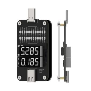 Probador de Potencia Tipo C – Medidor De Voltaje,Probador De Tensión | Para Pruebas de Electrónica en Circuitos, Tabletas, PCs, Audio del Hogar, Enchufes, Cables y para Electricistas