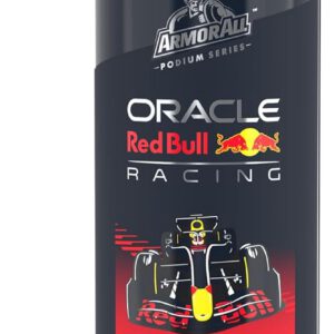 Armor All Podium Series, abrillantador y renovador de neumáticos y plásticos para coche, limpieza y detailing con tecnología cerámica SiO2, 500 ml, brillo intenso y duradero, Oracle Red Bull Racing